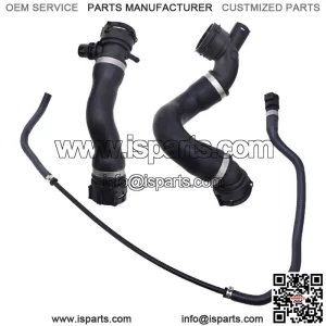 Lower Upper Radiator Coolant Hose+Vent Line Hose Set For BMW 325i 328i 330i
