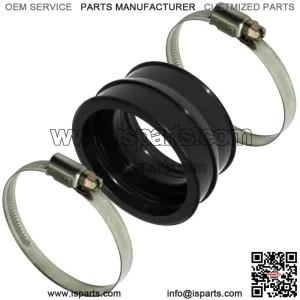 Rubber Carburetor Boot Flange W/Clamps for Can-Am Bombardier Ds 650 2000-2007