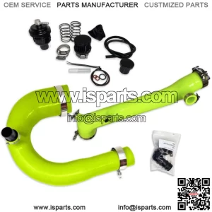 Green Polaris RZR Turbo R & XP PRO Silicone Charge Tube Kit & Blow Off Valve