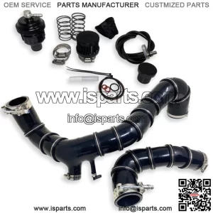 Can Am X3 R Turbo Black REINFORCED Silicone Charge Tubes & BOV 2020-2024