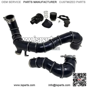 Can Am X3 R Turbo Black REINFORCED Silicone Charge Tubes & BOV 2017-2019