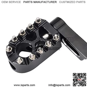 Goldfire MX Chopper Bobber Style Shift Lever Foot Peg, Anti-Skid Gear Knurled Motorcycle Shifter Peg For HD Touring Softail Sportster Dyna Street Chopper Bobber (Black)