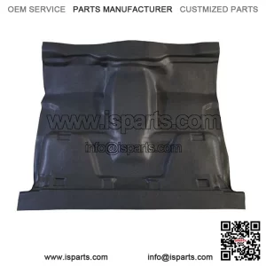 Black Vinyl Floor For 92-98 Chevy Crew Cab Pickup - REPLACES CARPET