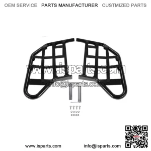 Aluminum Nerf Bars Foot Guard Pegs For Yamaha 700 YFM 700 YFM700 Black (For: More than one vehicle)