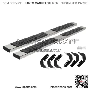 Running Boards For 2019-2022 Dodge Ram 1500 Quad Cab Steel 6" Nerf Bar Side Step