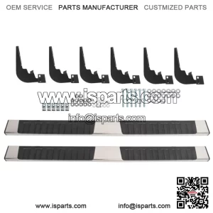 For 2009-2018 Dodge Ram 1500 Crew Cab 6" Side Steps Nerf Bars Running Boards SS