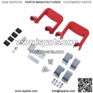 Pickup Aluminum Alloy Footboard 2 Pack #Red