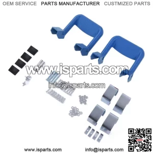 Pickup Aluminum Alloy Footboard 2 Pack #Blue