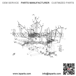 Foot Pedal Right CFMOTO X5