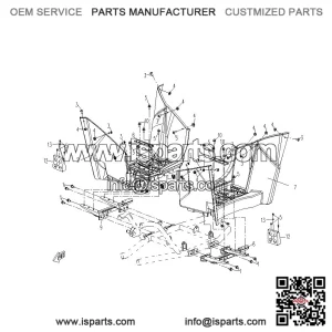 Foot Pedal CFMOTO 500 X5