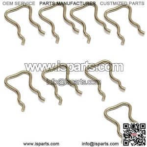 Diesel Injector Fuel Line Return Kit Clips Set 8 For Chevy GMC 6.6L LLY LBZ LMM (For: More than one vehicle)