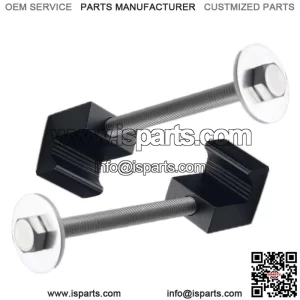 J-type fixing clip 2 pieces # black