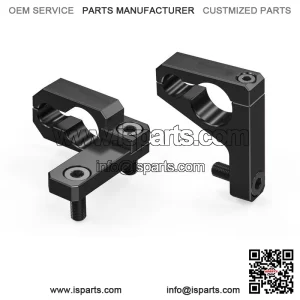 For Honda TRX450ER TRX450R Rear Dual Parking Brake Line Hose Clamps 2006-2009