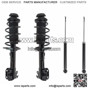 Full Set Fits TOYOTA YARIS 2 Front Complete Struts With Springs + 2 Rear Shocks