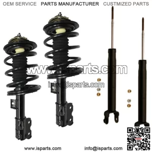 2 Front Complete Struts W Springs + 2 Rear Shocks Fit Nissan Altima 2007 - 2012