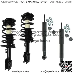 2 Complete Struts Springs + 2 Shocks 05-10 Pontiac G6, 08-12 Malibu, 07-09 Aura