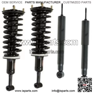 2 Front Complete Struts Springs + 2 Rear Shocks Fit 2007 - 2021 Toyota Tundra