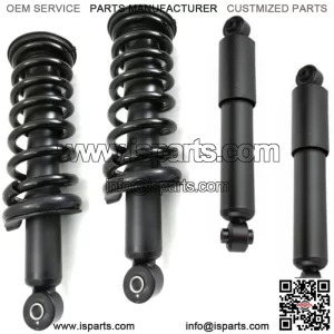 2 Front Complete Struts Springs Mounts + 2 Rear Shocks Fits 2005-2012 Xterra 2WD