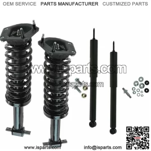 2 Front Complete Struts Springs Mounts + 2 Shocks Fit 1993 - 02 Camaro Firebird
