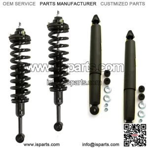 Full Set: 2 Front Complete Struts + 2 Rear Shocks Fit 2005 - 2012 4WD Tacoma
