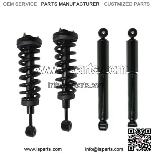 2 Front Complete Struts + 2 Rear Shocks Fit 4WD 04-08 Ford F150, 06-08 Mark LT