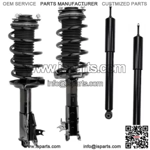Full Set 2 Front complete struts 2 rear shocks Fit 2006 - 2011 Honda Civic Sedan