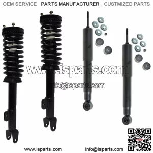Full Set - 2 Front Complete Struts Springs Mounts + 2 Shocks Charger Magnum 300