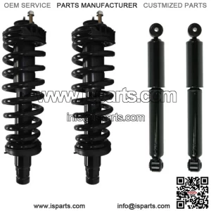 Full Set 2 Front Complete Struts +2 Rear Shocks Fit Trailblazer Envoy Rainier
