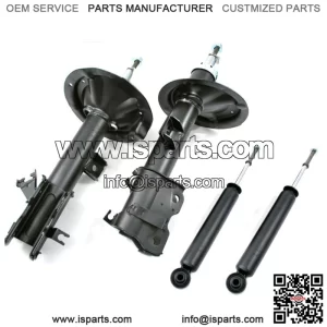 4 Struts Shocks Front Rear Fit 2004-2009 Chevrolet Aveo, 2004-2008 Pontiac Wave