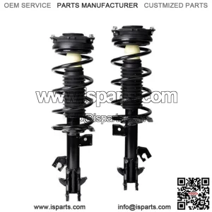 2  Front Complete Struts With Springs Mounts Fit 2007 - 2012 Nissan Versa