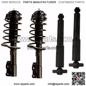 2 Complete Struts Springs Mount 2 Rear Shocks Fit Enclave Acadia Traverse Acadia