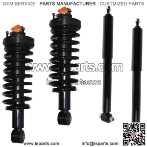 2 Front Complete Struts Springs + 2 Rear Shocks Fit 2000-2006 Toyota Tundra 4WD