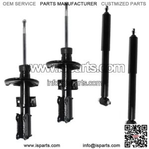 4 Struts Shocks Fit FWD models of 01-08 Volvo S60; 99-06 S80; 01-07 V70