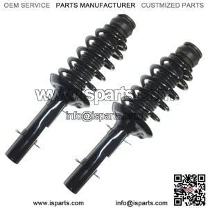 2 Front Complete Struts Spring Mounts Fit 99-06 Golf, 99-05 Jetta, 98-10 Beetle