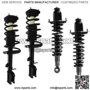Full Set - 4 New Complete Struts Springs Mounts Fit 2003-2008 Matrix Vibe FWD