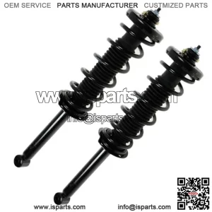 2 Rear Complete Struts With Springs Mounts Fit Honda Accord 2.4L 4cyl Only