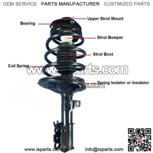 Front Left Side Strut with Spring and Mount Fits Honda Odyssey with Warranty