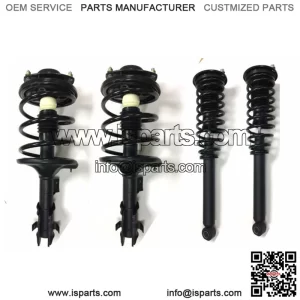 4 Complete Struts with Springs Mounts Fit Dodge Stratus Coupe Chrysler Sebring