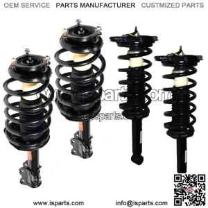 Full Set - 4 Complete Struts With Springs Fit 02-06 Nissan Sentra Free