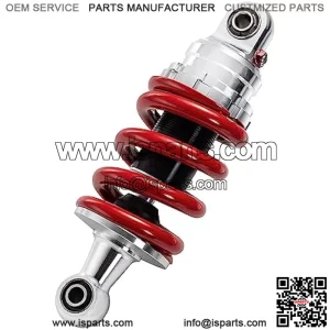 Motorcycle Shock Absorber Suspension 205mm Motorcycle Rear Air Shock Absorbers Red Aluminum Motocross Shock Absorber Falling Protection for -Ya-m-aha Y15 Y15ZR