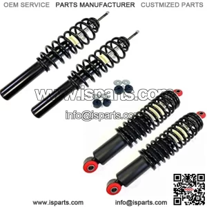 Full Set of 4 Coil-over Shock Absorbers Compatible With John Deere Gator HPX HPX615E HPX815E; Trail Gator HPX - OEM Replacement