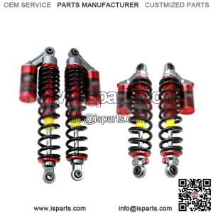 FRONT & REAR GAS RESERVOIR SHOCKS ABSORBER SET FOR YAMAHA YFM660 GRIZZLY 660 ATV