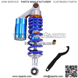 280mm 11" Rear Air Shock Absorbers Spring Suspension For Yamaha YFZ 450 ATV Blue