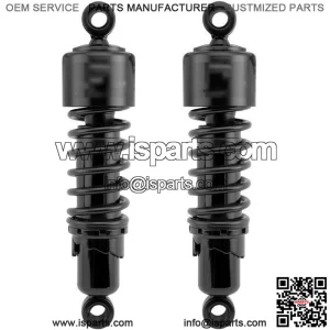 Suspension Shocks 12" Black #412-4079B Harley Davidson