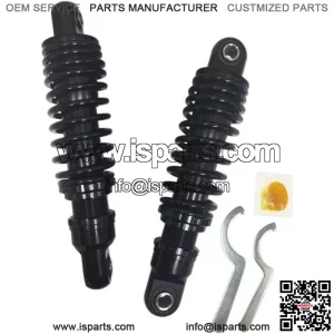 Adjustable Shocks 10.5" Black Harley Davidson