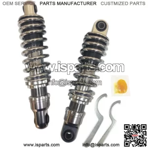 Adjustable Shocks 10.5" Chrome Harley Davidson Dyna