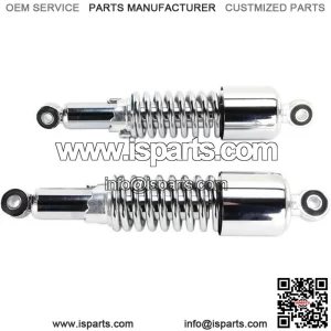 Shocks with Eyelet Mount with Shrouds Chrome