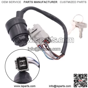 For Kawasaki Mule 3000 / 3010 / 3020 Ignition Switch Replaces 27005-1244,Parts (For: Kawasaki Mule 3020)
