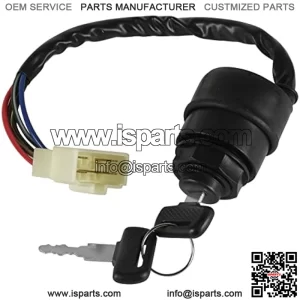 Ignition Key Switch Compatible with Kawasaki Mule 610 4X4 Kaf400 Kaf 400 2007-2016
