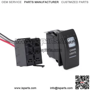 FOR CAN-AM MAVERICK X3 COMMANDER CHASE LIGHTS ROCKER SWITCH W/BACKING AMBER KIT